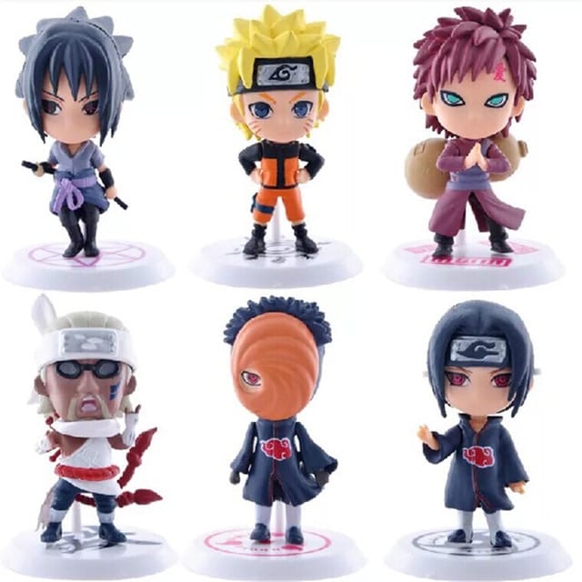 Naruto 8cm Toy Figures 12Styles 6pcs/lot