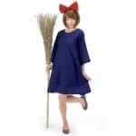 Kiki’s Delivery Service Dress and Head Wear Set Cosplay Costumes