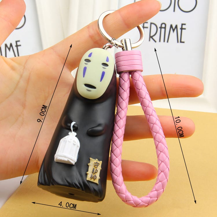 Spirited Away No Face Kaonashi Figure KeyChain - Ghibli Store
