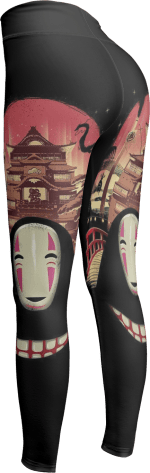 Spirited Away No Face Kaonashi Legging Style 4