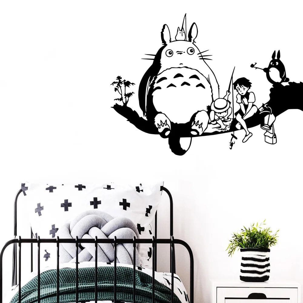 SOOT SPRITES - Anime Totoro Inspired Design Decor Wall Art Decal