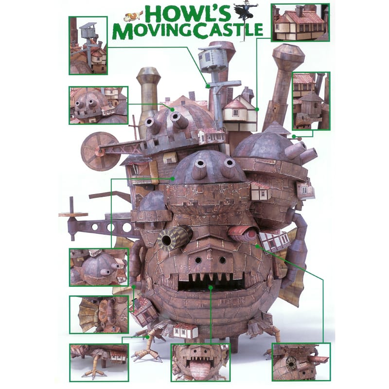 Howl’s Moving Castle DIY Paper Model 50cm Ghibli Store ghibli.store