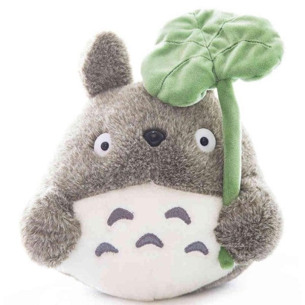 Totoro Plush with lotus leaf - ghibli.store