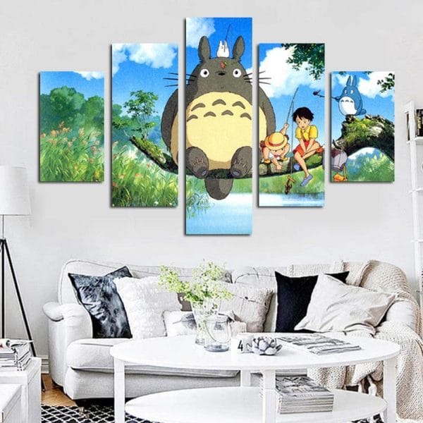 Totoro Art Wall Poster Ghibli Store ghibli.store