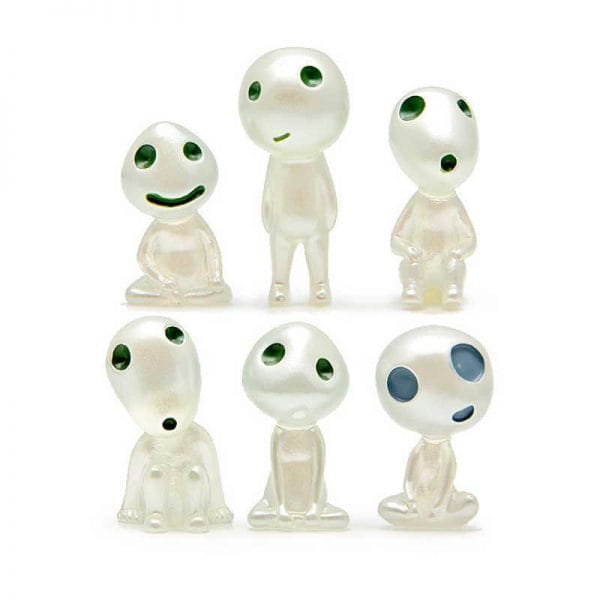 Studio Ghibli Princess Mononoke Tree Spirits Figure 5pcs/set Ghibli Store ghibli.store