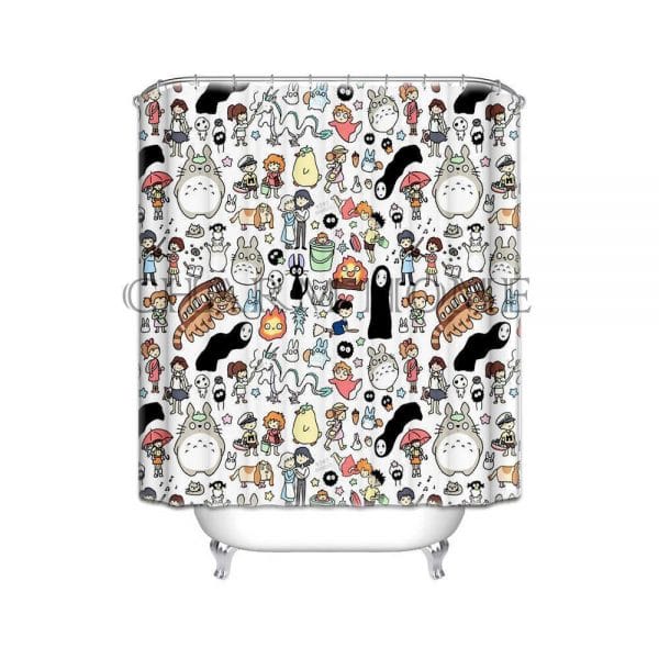 All Studio Ghibli Character Shower Curtain Ghibli Store ghibli.store