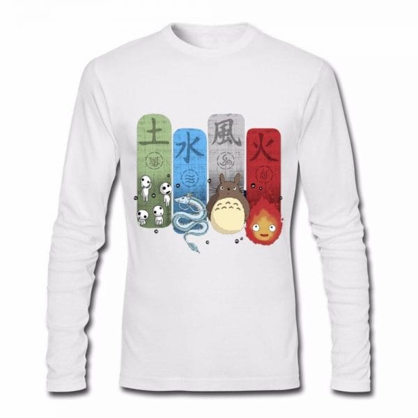 Ghibli Elemental Long Sleeve Shirt Ghibli Store ghibli.store