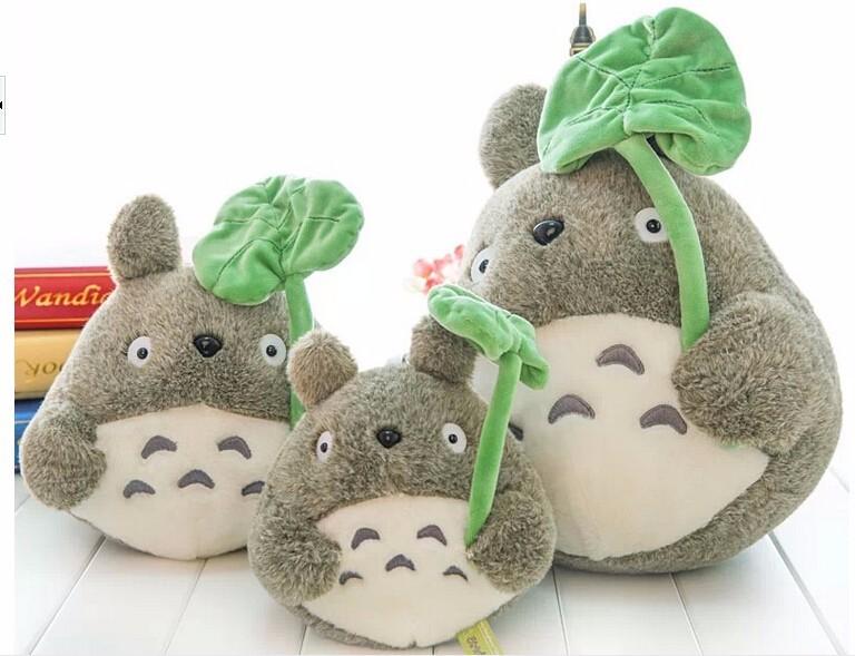 Totoro Plush With Lotus Leaf Ghibli Store