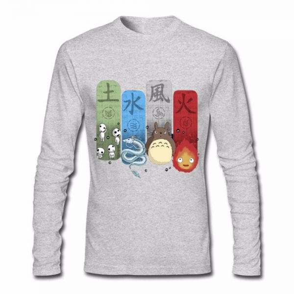 Ghibli Elemental Long Sleeve Shirt Ghibli Store ghibli.store