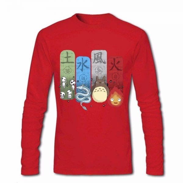 Ghibli Elemental Long Sleeve Shirt Ghibli Store ghibli.store