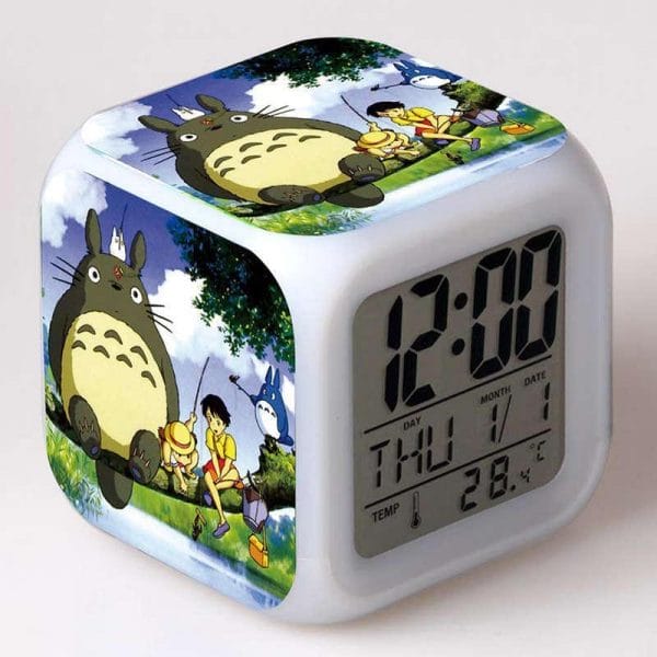 Totoro Led Digital Clock Ghibli Store ghibli.store