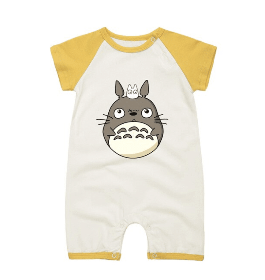 My Neighbor Totoro Onesies Short Sleeve for Baby 5 Colors - ghibli.store