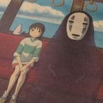 Spirited Away No Face and Chihiro Retro Poster Ghibli Store ghibli.store