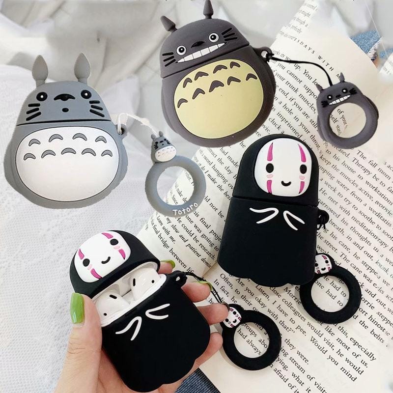 Ghibli Characters Silicone Case for Airpods 1 2 - ghibli.store