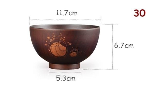 Totoro Mini Wooden Bowl Japanese Style - ghibli.store