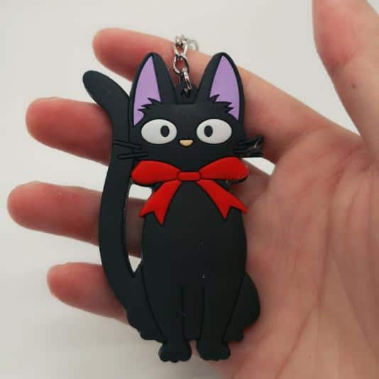 Kiki’s Delivery Service Cat Silicone Keychain Ghibli Store ghibli.store