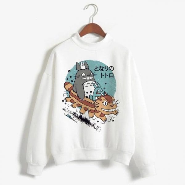 Ghibli Studio Characters Sweatshirt for Women Ghibli Store ghibli.store