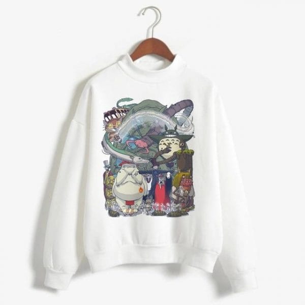 Ghibli Studio Characters Sweatshirt for Women Ghibli Store ghibli.store