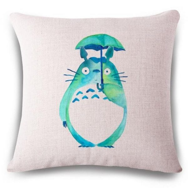 My Neighbor Totoro Linen Throw Pillow Cover Ghibli Store ghibli.store