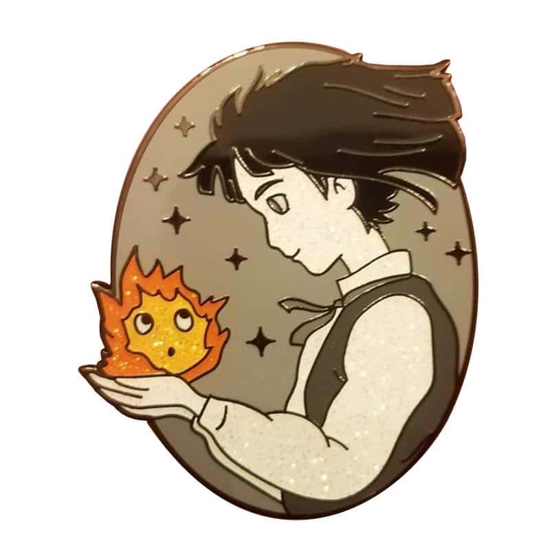 Howl's Moving Castle Badge Pins - ghibli.store