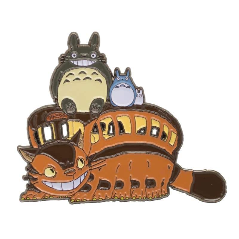 My Neighbor Totoro Catbus Smiling Badge Pins - ghibli.store