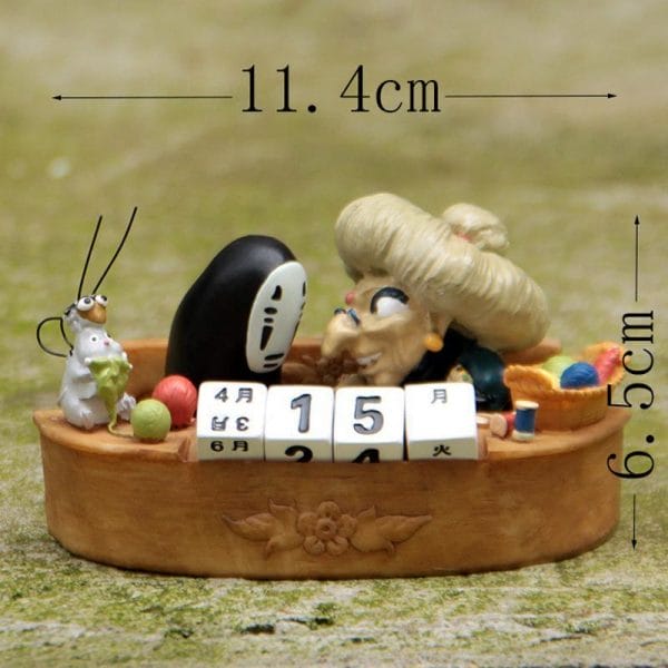 Spirited Away No Face Kaonashi & Yubaba Perpetual Calendar Ghibli Store ghibli.store