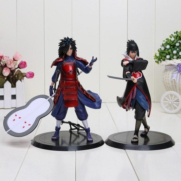 Uchiha Madara + Uchiha Sasuke Toys Figures Set - ghibli.store
