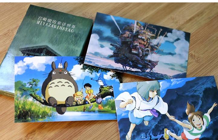 Studio Ghibli Oil Painting Postcard 30pcs/lot - ghibli.store