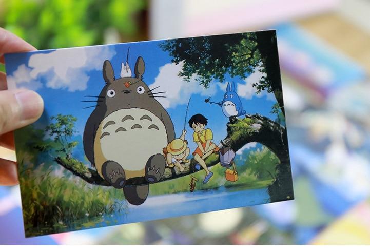 Studio Ghibli Oil Painting Postcard 30pcs/lot - Ghibli Store