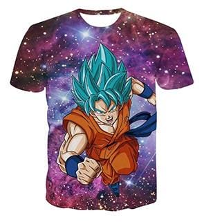 Dragon Ball Z Galaxy 3D Tshirts 4 Styles - ghibli.store