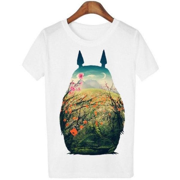 Casual o-neck Totoro Print T-shirt Women 14 Styles Ghibli Store ghibli.store