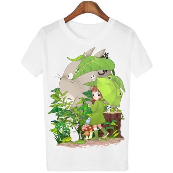 Casual o-neck Totoro Print T-shirt Women 14 Styles Ghibli Store ghibli.store