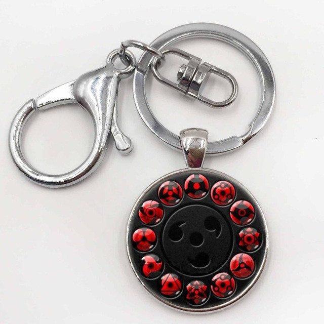 Naruto All Sharingan Earring Necklace Bracelet  Ring Keychain - ghibli.store