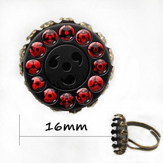 Naruto All Sharingan Earring Necklace Bracelet  Ring Keychain - ghibli.store