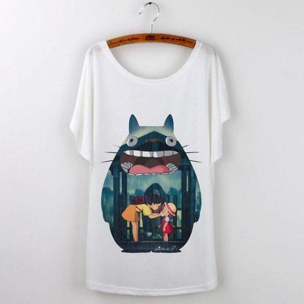 Totoro Print Short Sleeve Women T Shirt 12 Styles Ghibli Store ghibli.store