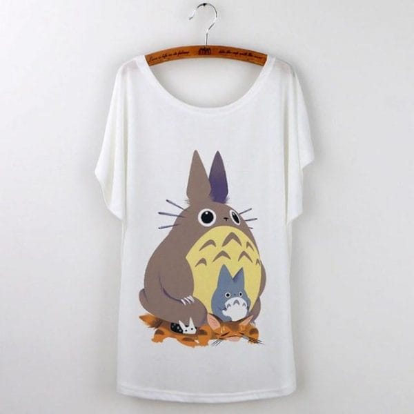 Totoro Print Short Sleeve Women T Shirt 12 Styles Ghibli Store ghibli.store