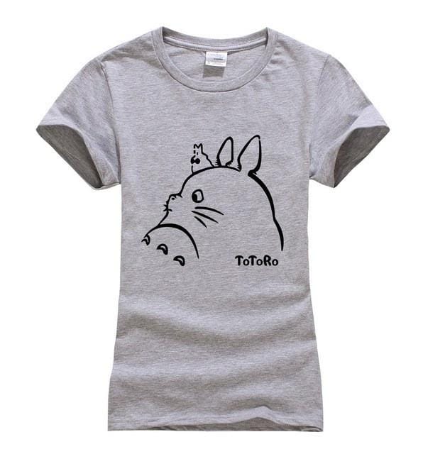 My Neighbor Totoro Logo Woman Tshirt - ghibli.store