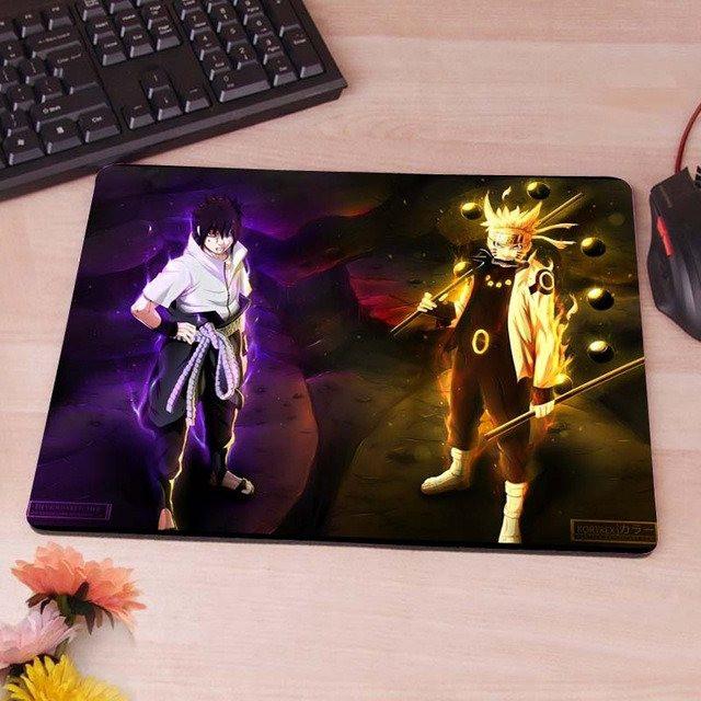 naruto and sasuke mouse pad