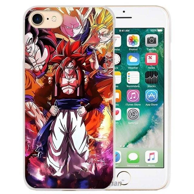 Dragon Ball Z Hard Transparent Phone Case for Apple iPhone 4 4s 5 5s SE 5C 6 6s 7 Plus Ghibli Store ghibli.store