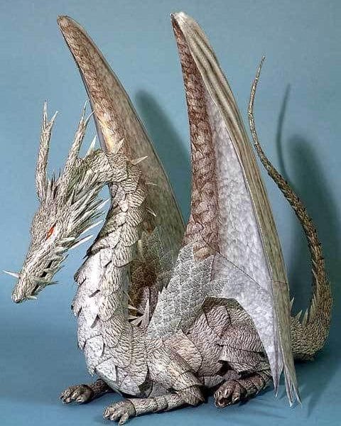 Tales from Earthsea 3D Dragon paper model Ghibli Store ghibli.store