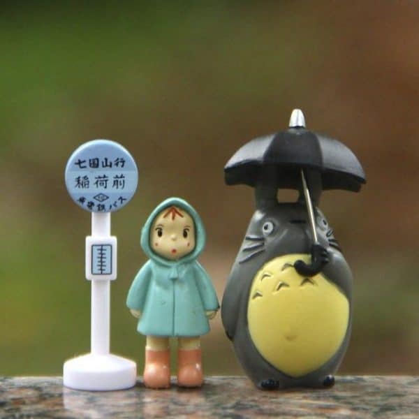 Totoro at the bus stop Ghibli Store ghibli.store