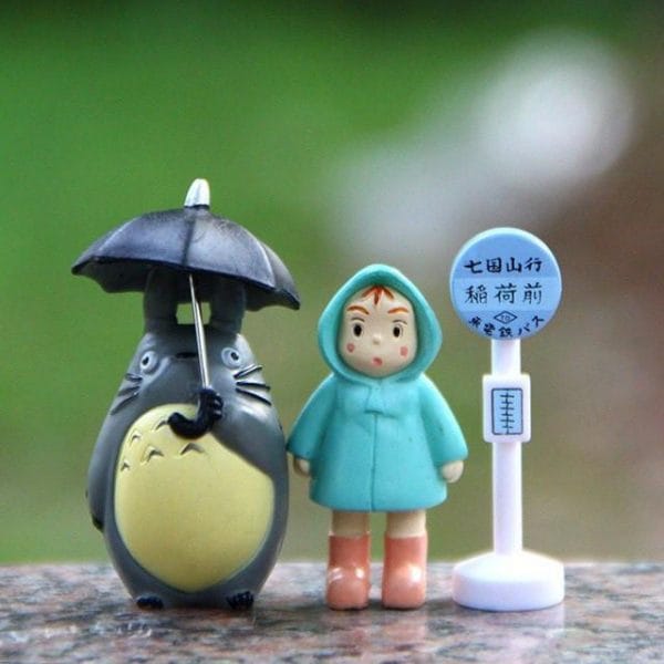 Totoro at the bus stop Ghibli Store ghibli.store