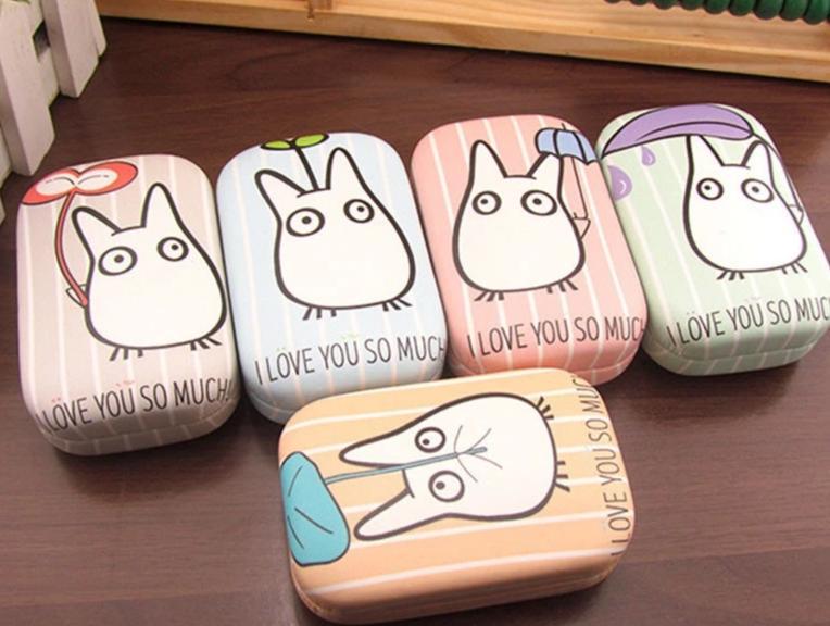 My Neighbor Totoro  PU Leather Contact Lenses Box Ghibli Store ghibli.store