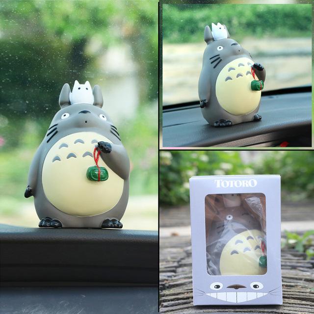 Cute Totoro Car Ornament Interior Dashboard Toy Anime Decoration Mini  Figures