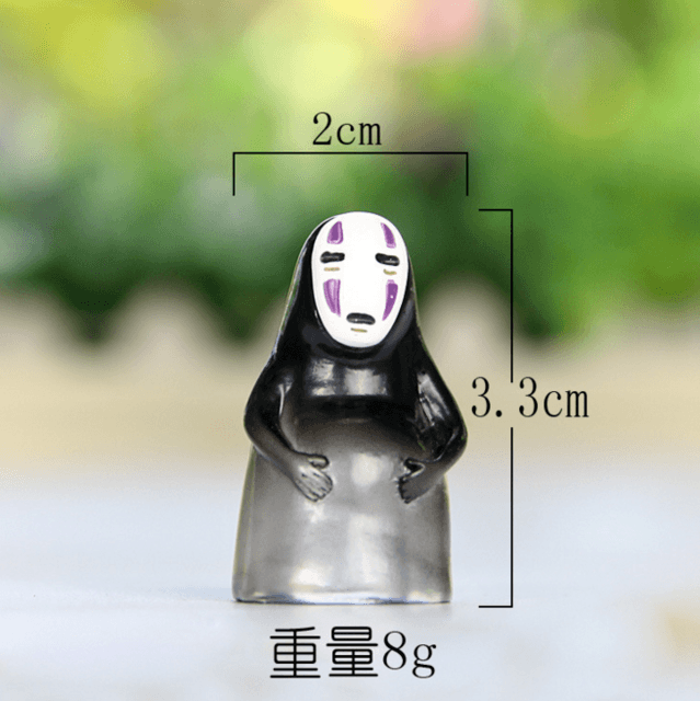 Studio Ghibli Spirited Away No Face Translucence Figures - ghibli.store