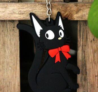 Kiki’s Delivery Service Cat Silicone Keychain Ghibli Store ghibli.store