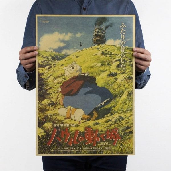 Howl’s Moving Castle Classic Wall Poster Ghibli Store ghibli.store