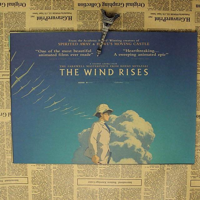 The Wind Rise Vintage Kraft Paper Posters - ghibli.store