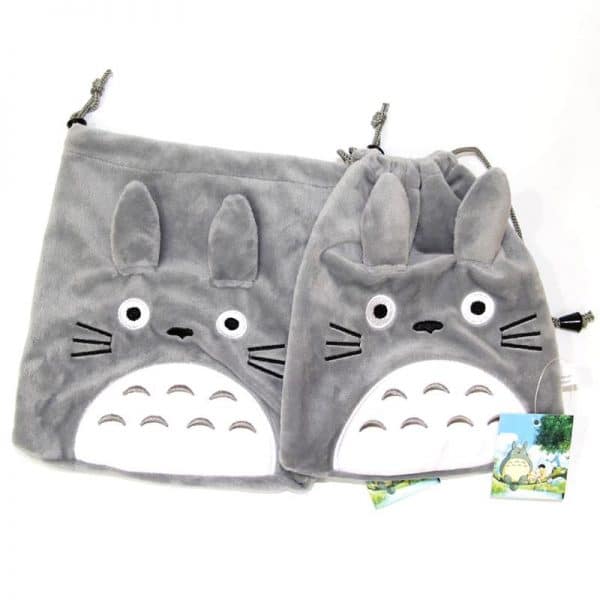 Totoro Drawstring Bag 22x20cm Ghibli Store ghibli.store