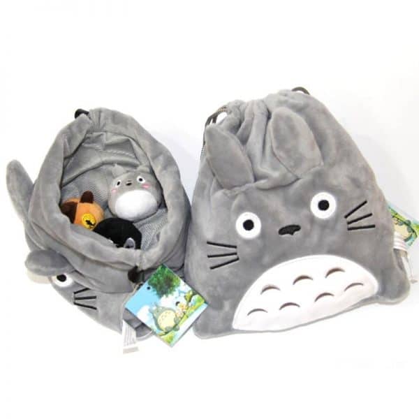 Totoro Drawstring Bag 22x20cm - ghibli.store